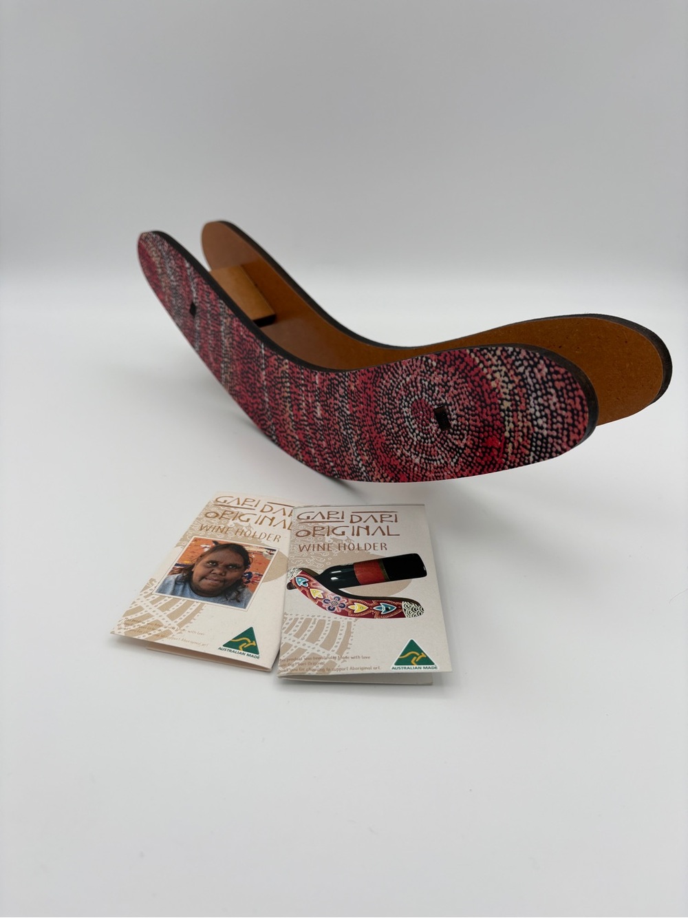 Wine Bottle Holder Gari Dari Original Australian Made Aboriginal Art